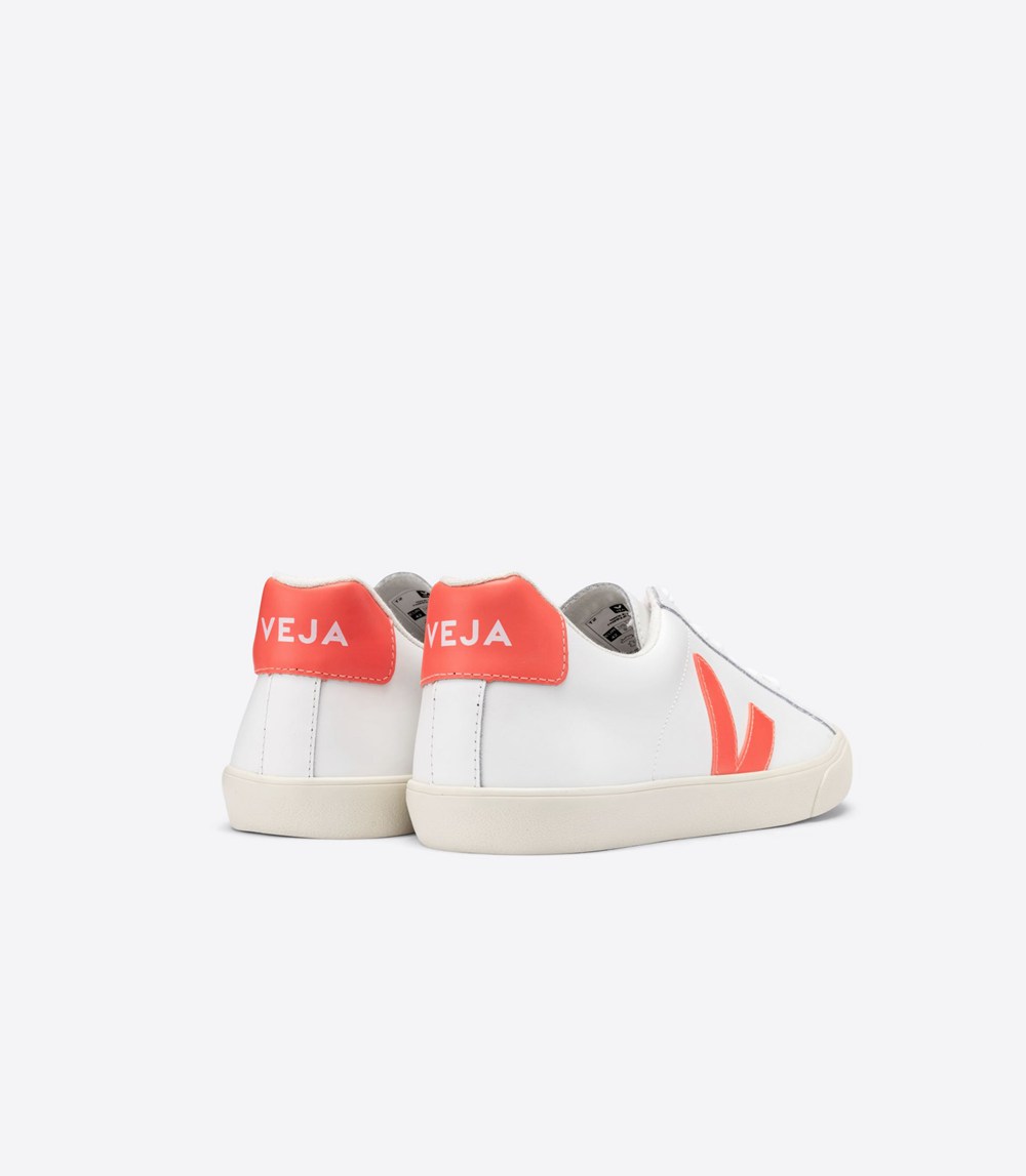 Veja Sneakers Barbati - Esplar Piele - Albi/Portocalii - 2574839-PJ